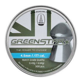 Śrut BSA Green Star 4,5 mm - 300 szt.