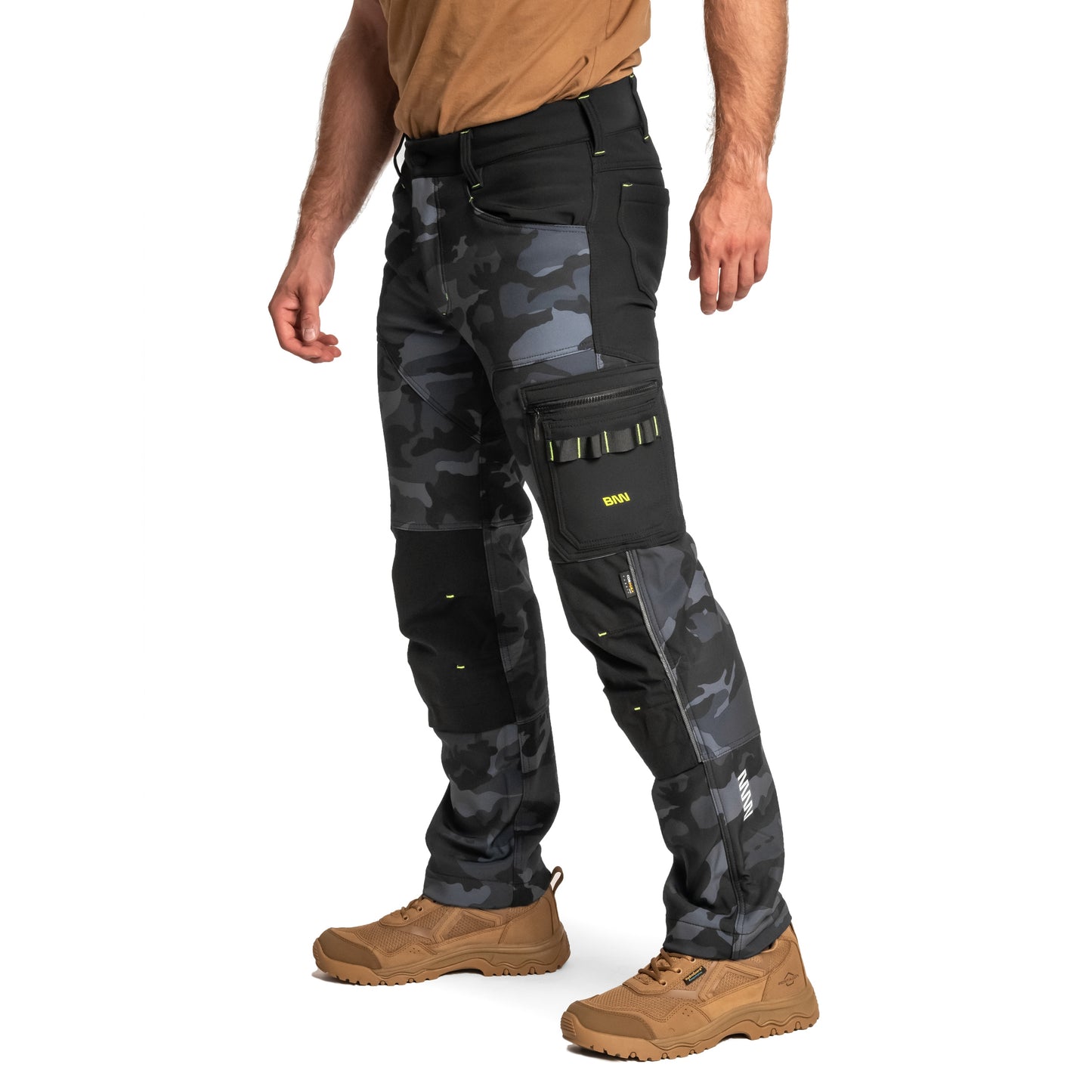 Spodnie Bennon Camos Softshell - Black/Grey