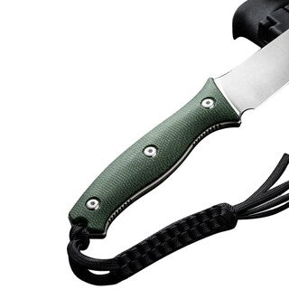 Nóż Civivi Stormridge Satin Nitro-V Canvas Micarta - Green