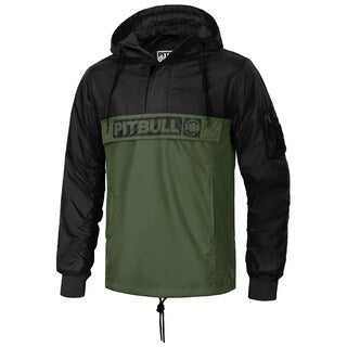 Kurtka Pitbull Two Color Kangaroo - Black/Olive