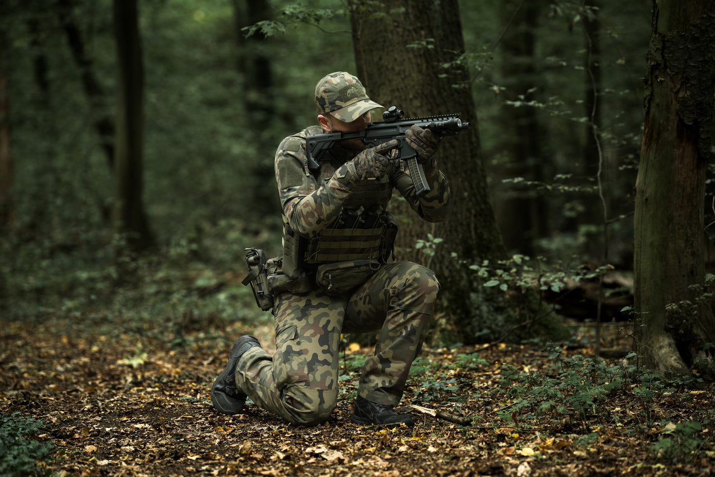 Rękawice taktyczne Mechanix Wear Original - wz.93 Pantera PL Woodland