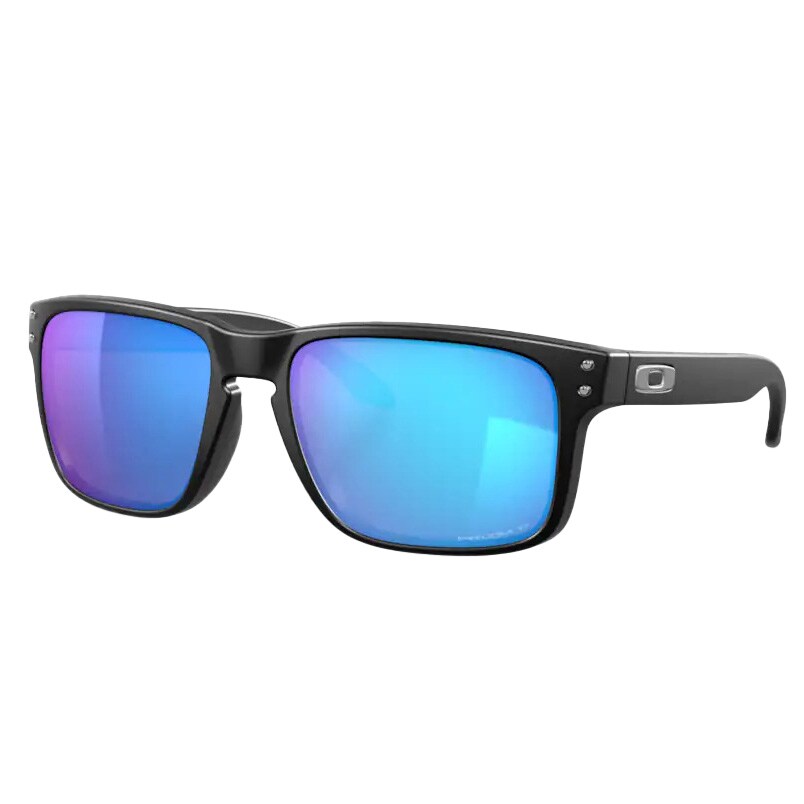 Okulary przeciwsłoneczne Oakley Holbrook - Matte Black Frame/Prizm Sapphire Irid Polarized Lenses