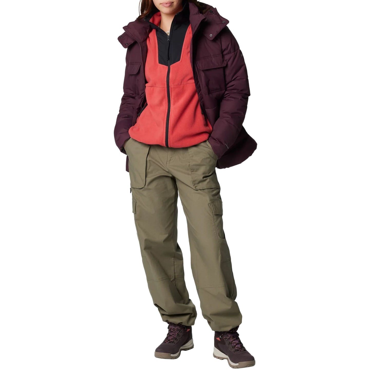 Polar damski Columbia Sequoia Grove - Dare Devil / Black