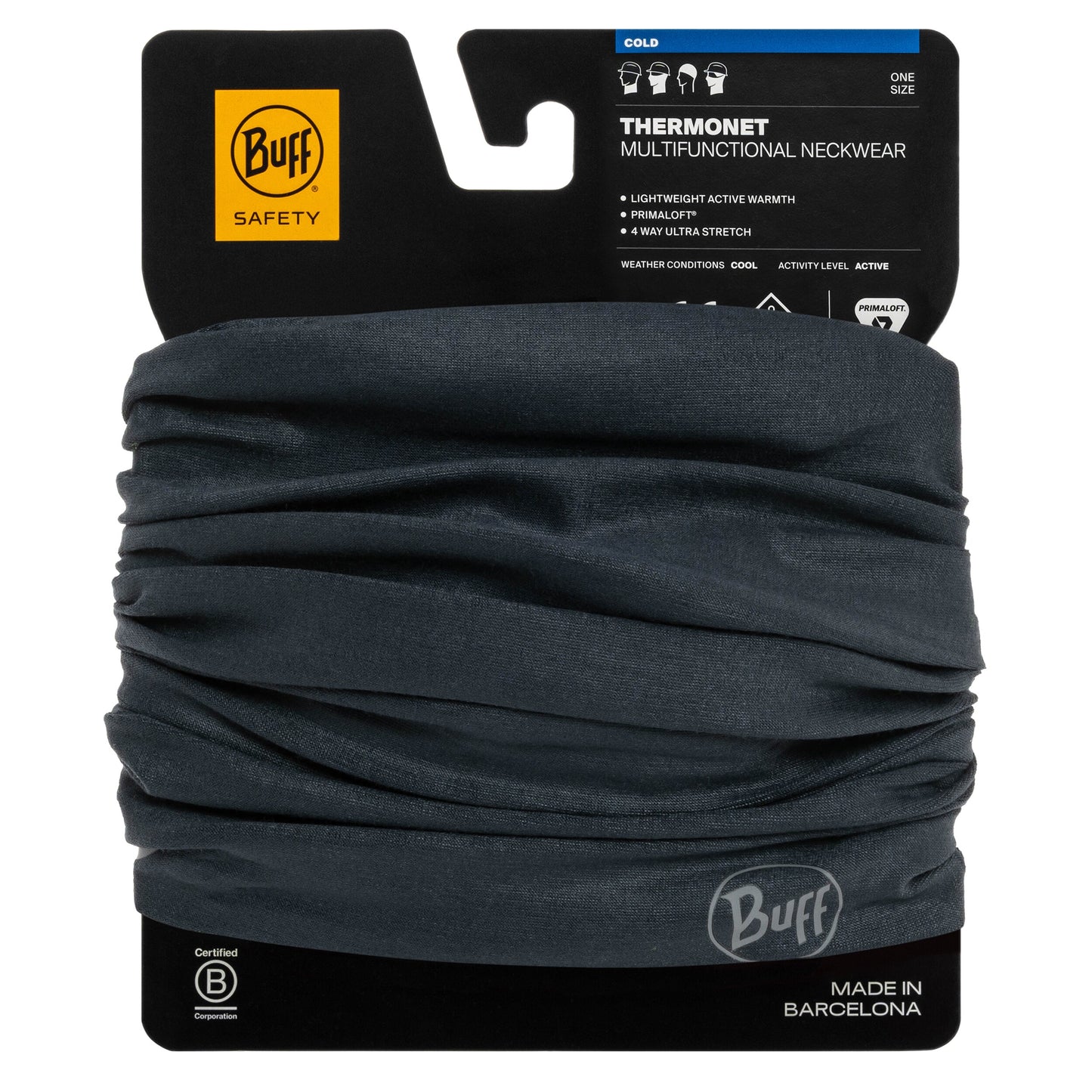 Chusta ochronna Buff Safety Thermonet Neckwear - Solid Navy