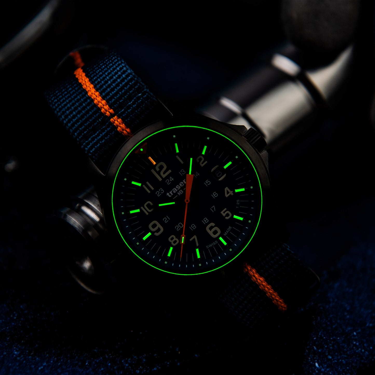 Zegarek Traser P67 Officer Pro TS - Blue/Orange