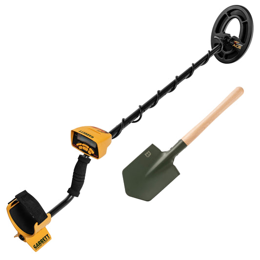 Wykrywacz metali Garrett ACE 250 + saperka Badger Outdoor Forces Shovel - zestaw