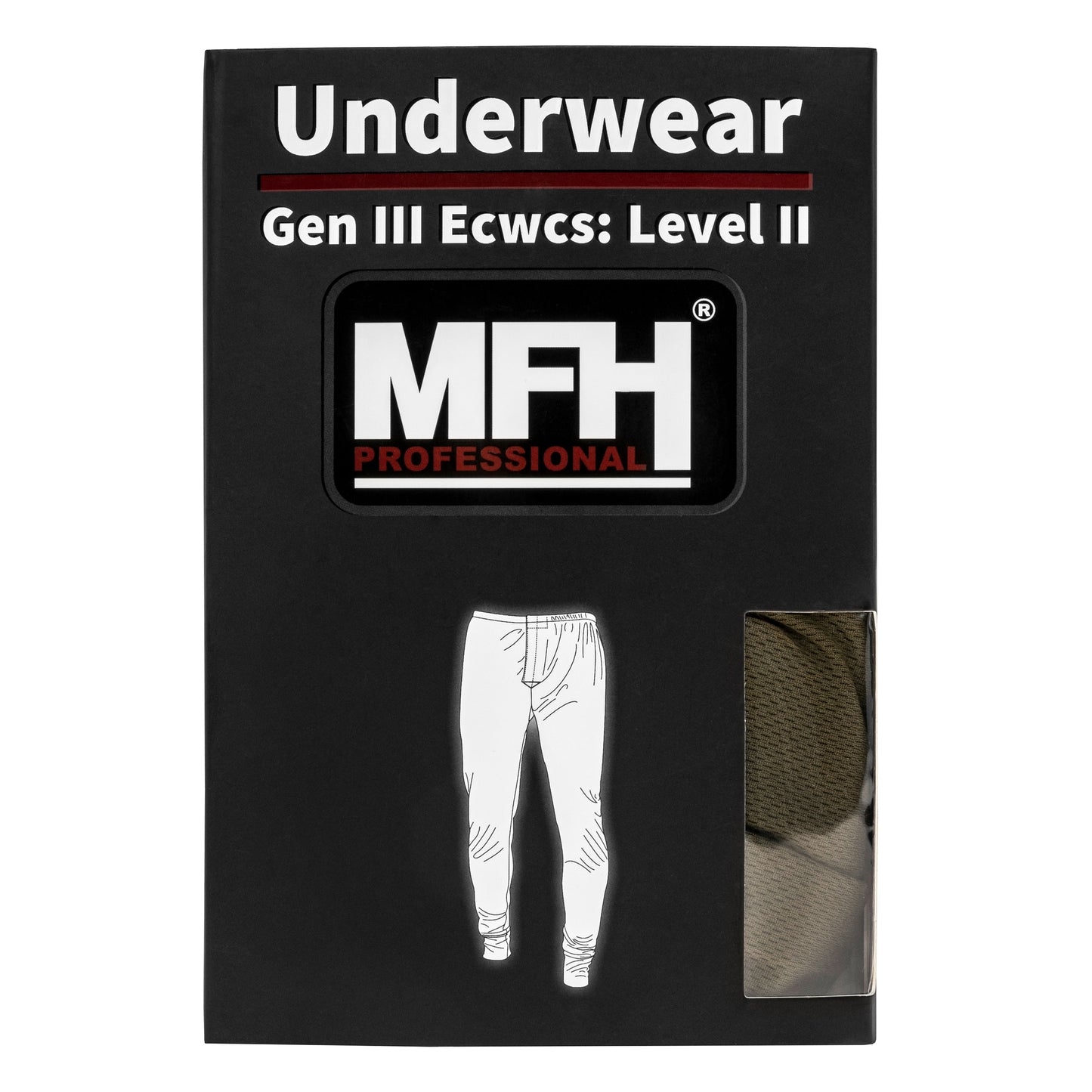 Legginsy termoaktywne męskie MFH US Level I GEN III - Olive