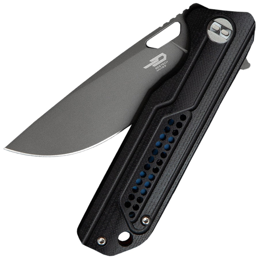 Nóż składany Bestech Knives Circuit Grey Titanium - Black