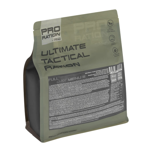 Racja żywnościowa Pro Ration Ultimate Tactical Ration Full-Day Menu III