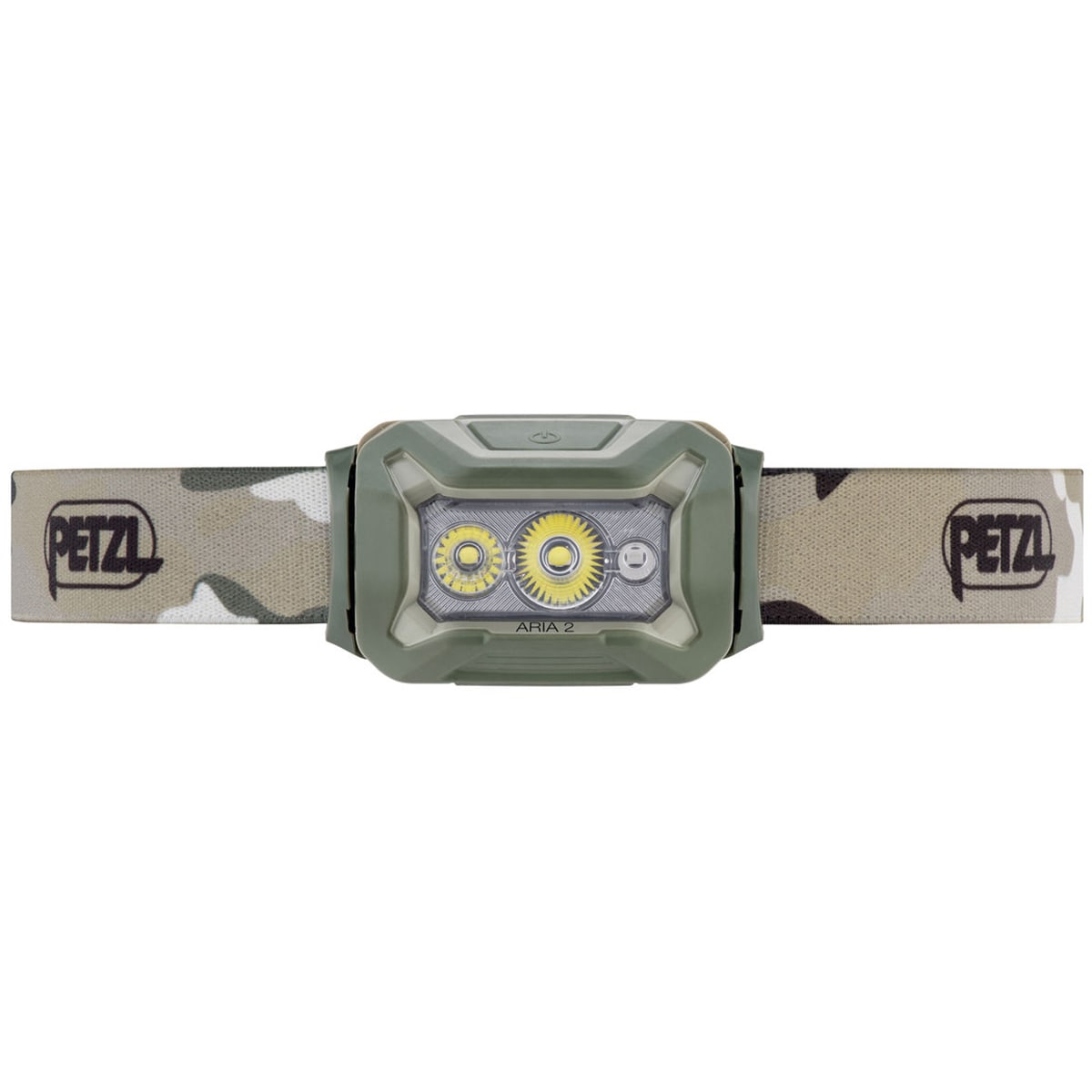 Latarka czołowa Petzl Aria 2 RGB Camo - 450 lumenów