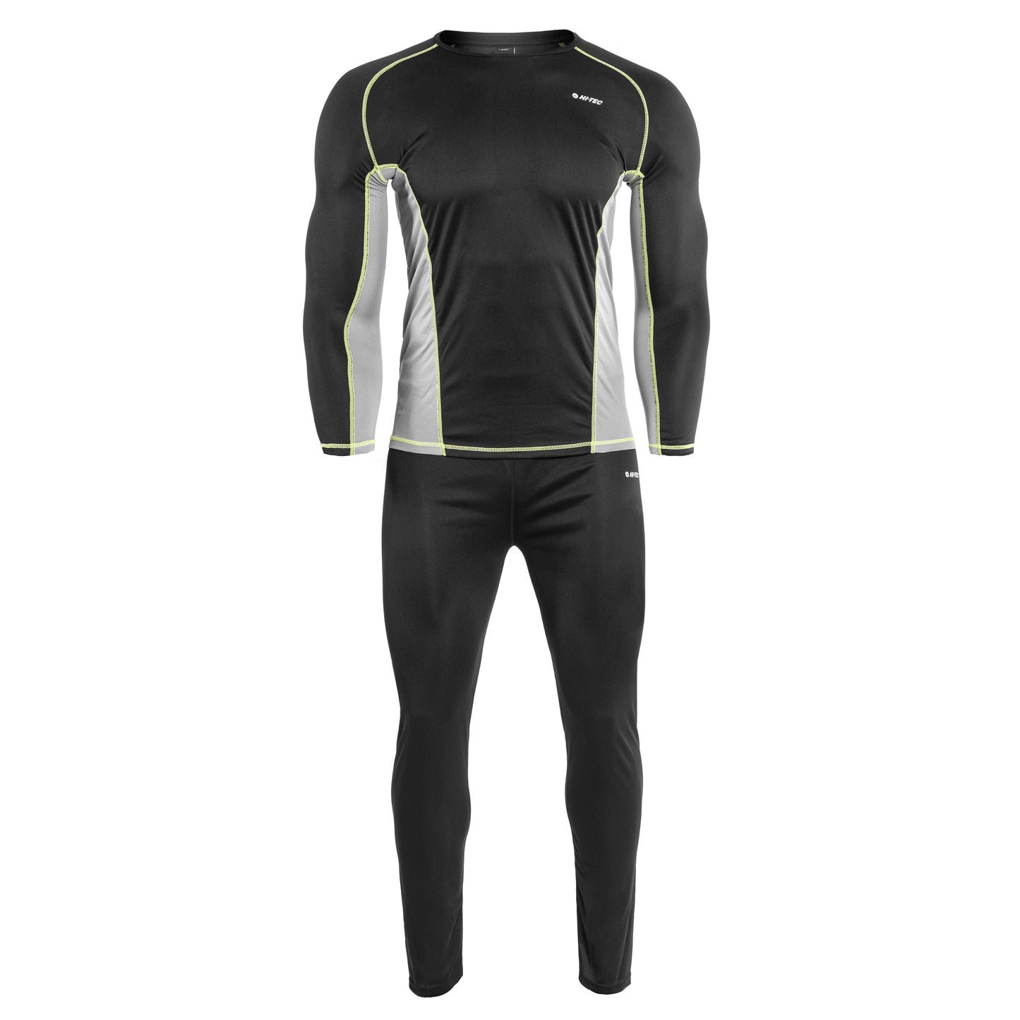 Bielizna termoaktywna Hi-Tec Kamo Set - Black/Grey