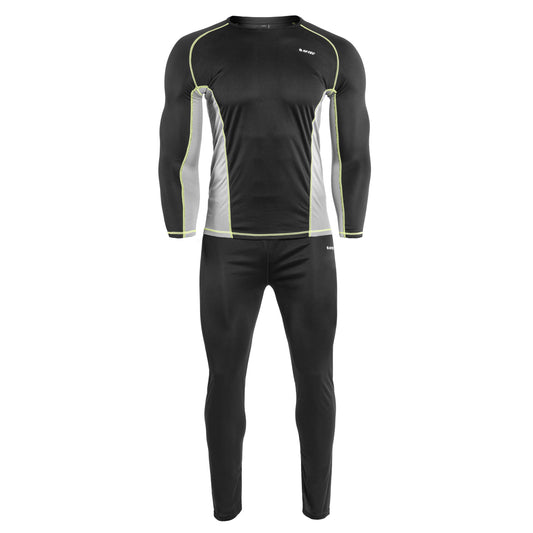 Bielizna termoaktywna Hi-Tec Kamo Set - Black/Grey