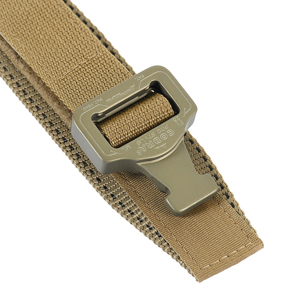 Pas taktyczny M-Tac Cobra Buckle Belt - Coyote