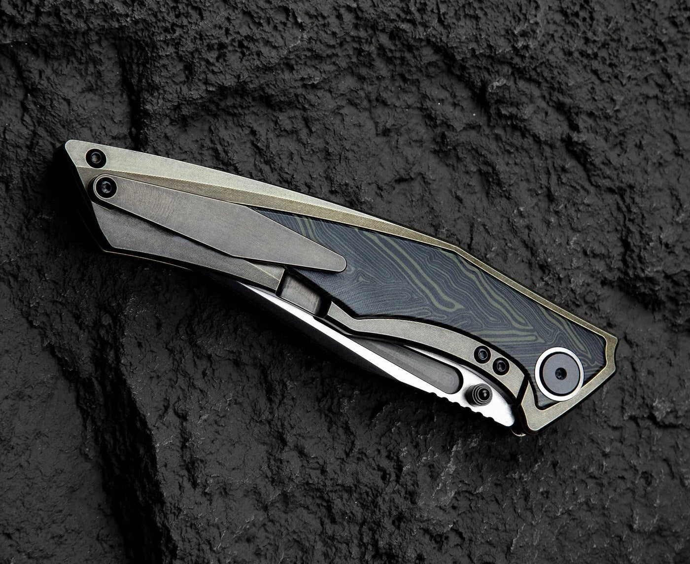 Nóż składany Bestech Knives Togatta - Bronze/Black