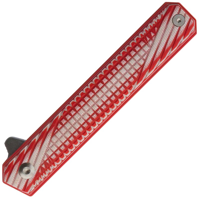 Nóż składany Womsi Wolf S90V G10 - Red/White