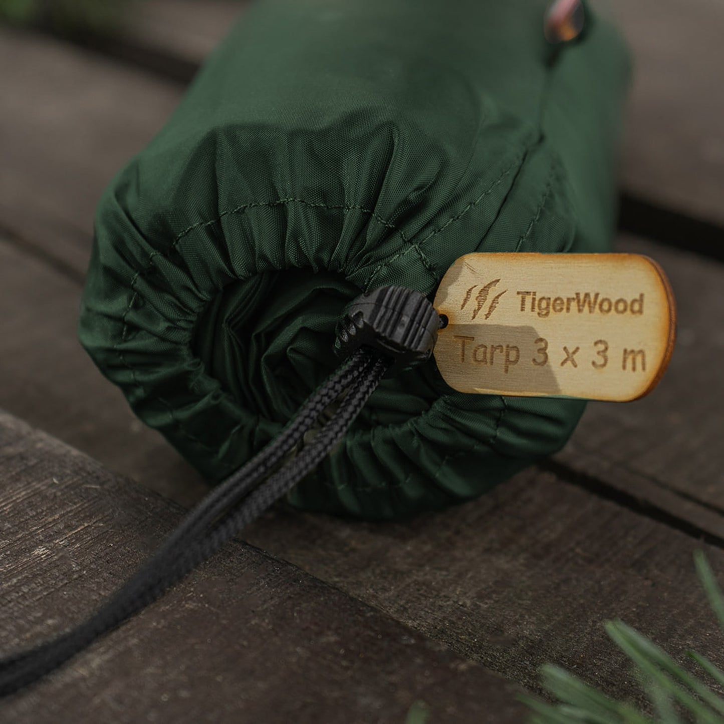 Płachta biwakowa TigerWood Termo Tarp 3 x 3 - Green