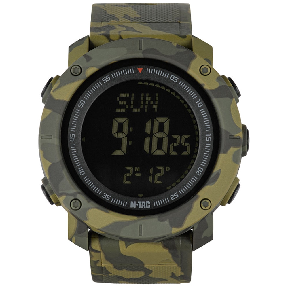 Zegarek taktyczny M-Tac z kompasem 2095 - Camo