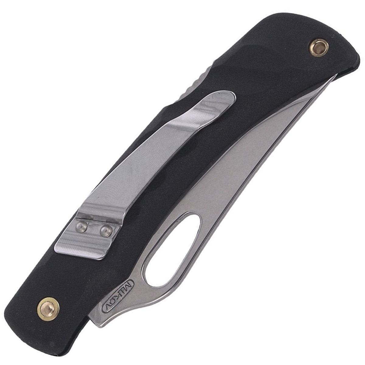 Nóż składany Mikov Crocodile Clip Point 243-NH-1/B S – z klipsem