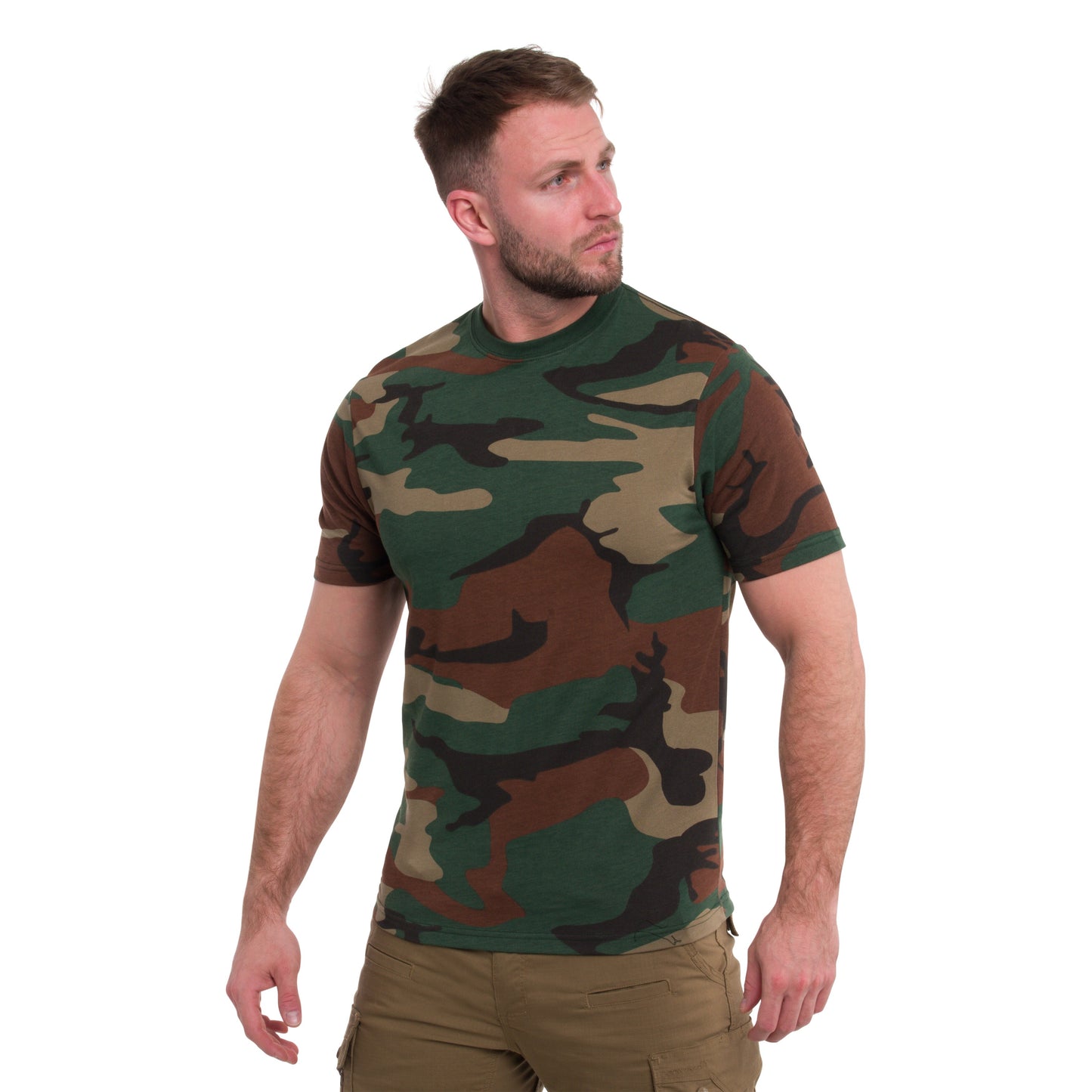 Koszulka T-shirt MFH Streetstyle - Woodland