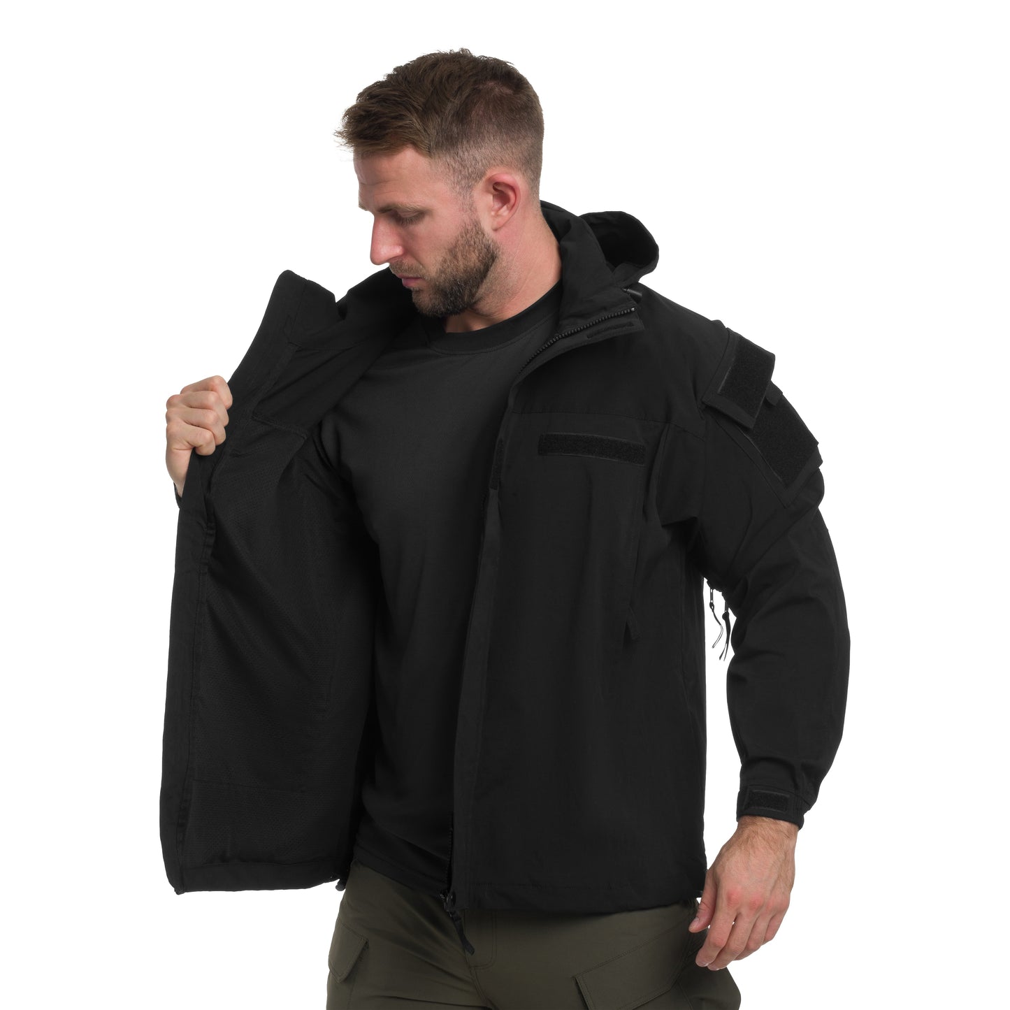 Kurtka MFH US Softshell Level 5 - Black