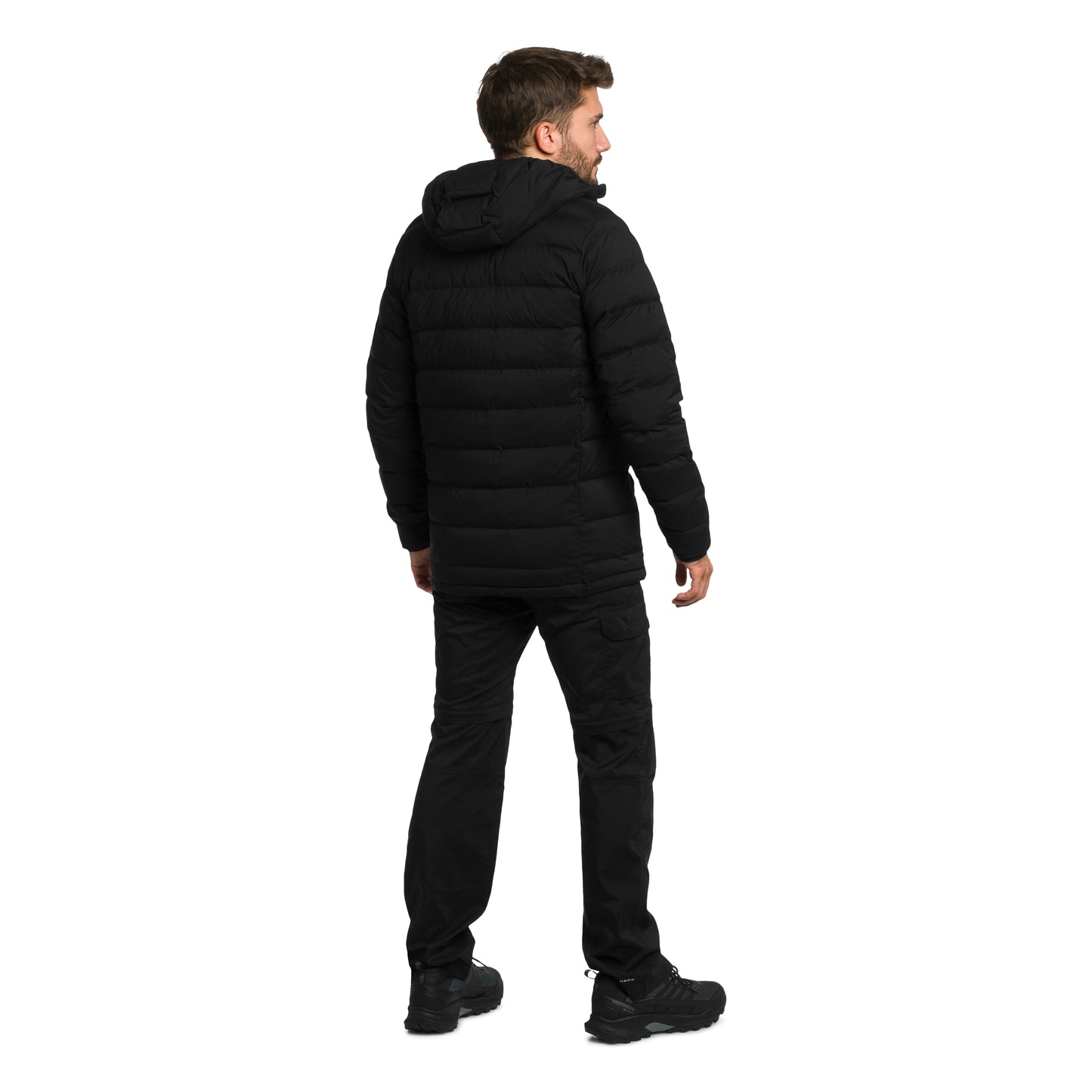 Kurtka Columbia Drift Peak Stretch Down Hooded - Black