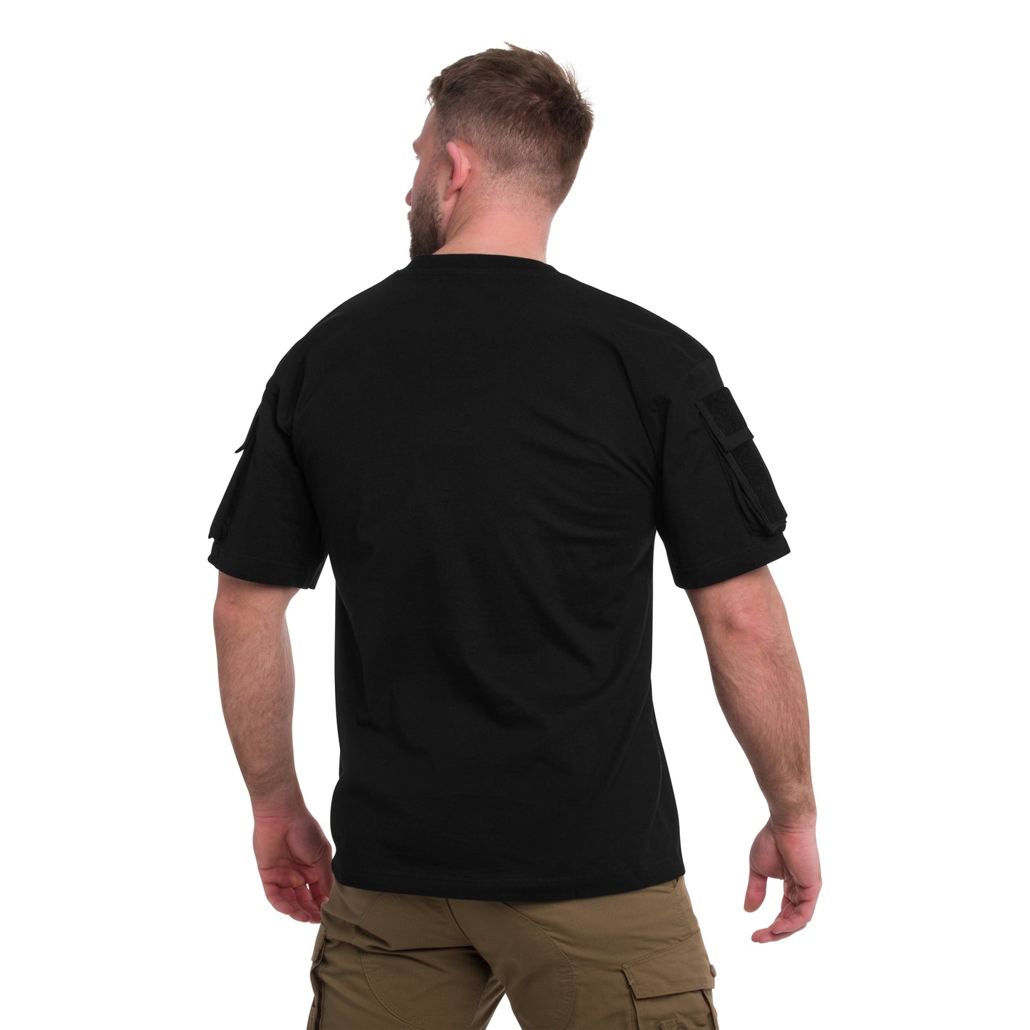 Koszulka T-shirt MFH z kieszeniami - Black