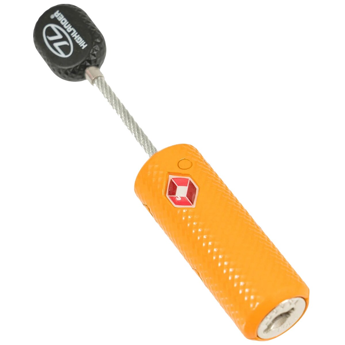 Kłódka Highlander TSA Barrel Zip - Orange