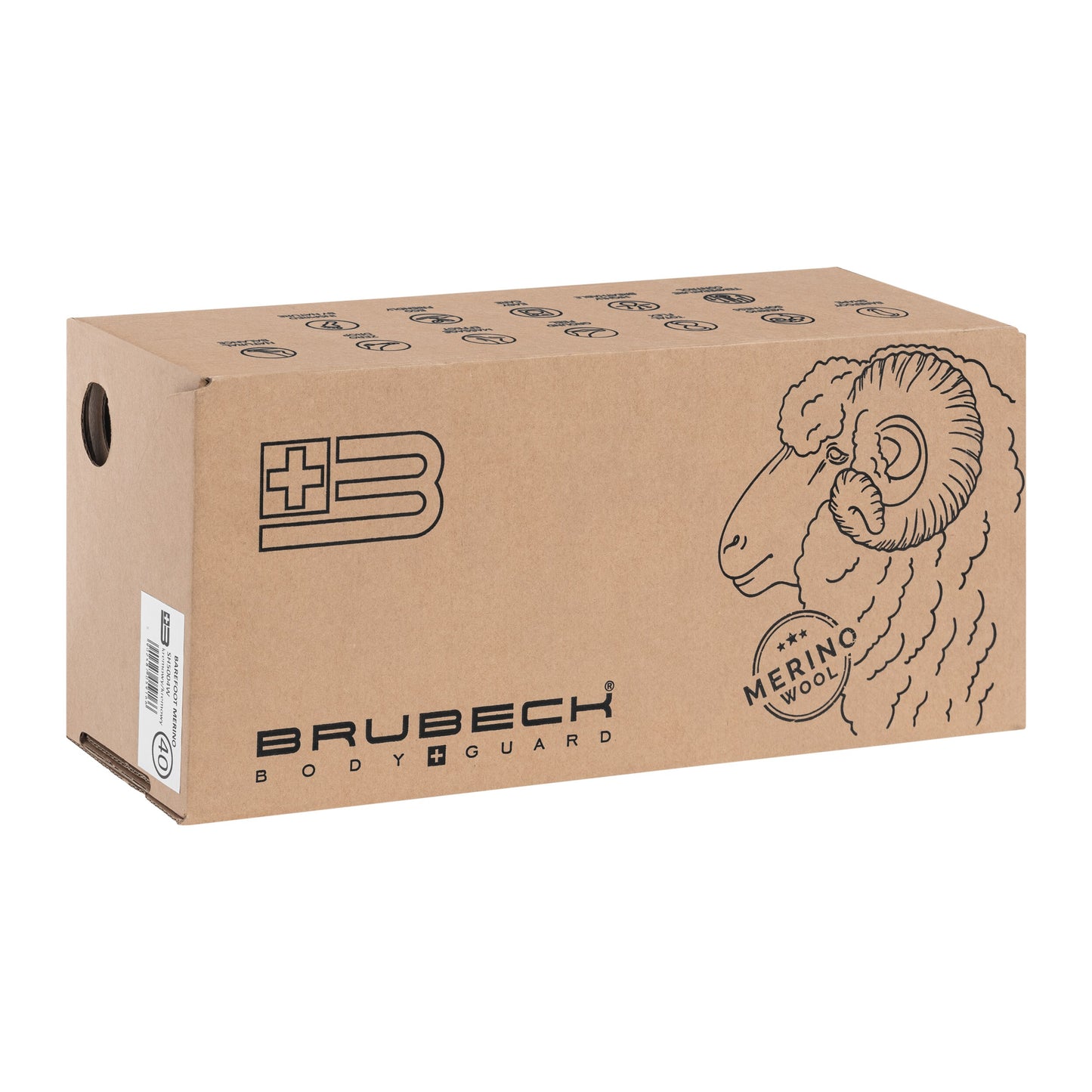Buty damskie Brubeck Barefoot Merino - Jasnoszare/Szare