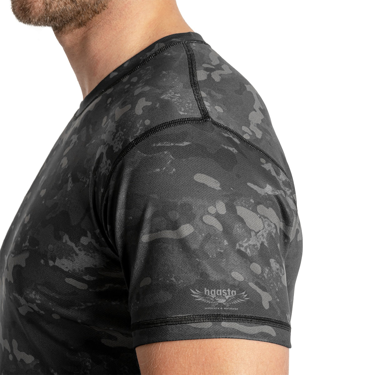 Koszulka termoaktywna Haasta Coolmax - Arid MC Black Camo