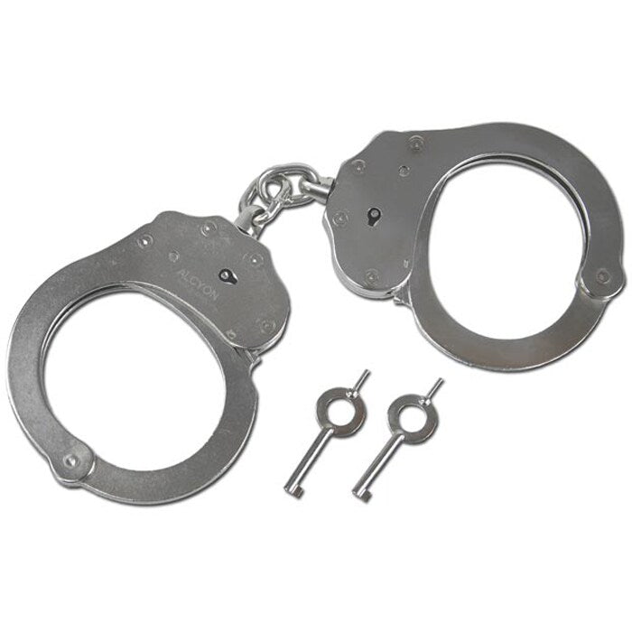Kajdanki łańcuszkowe Alcyon niklowane - Silver
