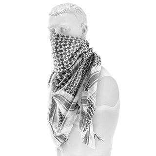Arafatka chusta ochronna Mil-Tec - White/Black