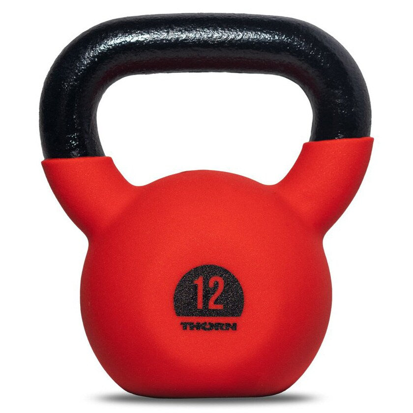 Kettlebell żeliwny Thorn+Fit 12 kg z gumową powłoką