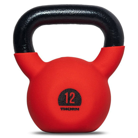 Kettlebell żeliwny Thorn+Fit 12 kg z gumową powłoką