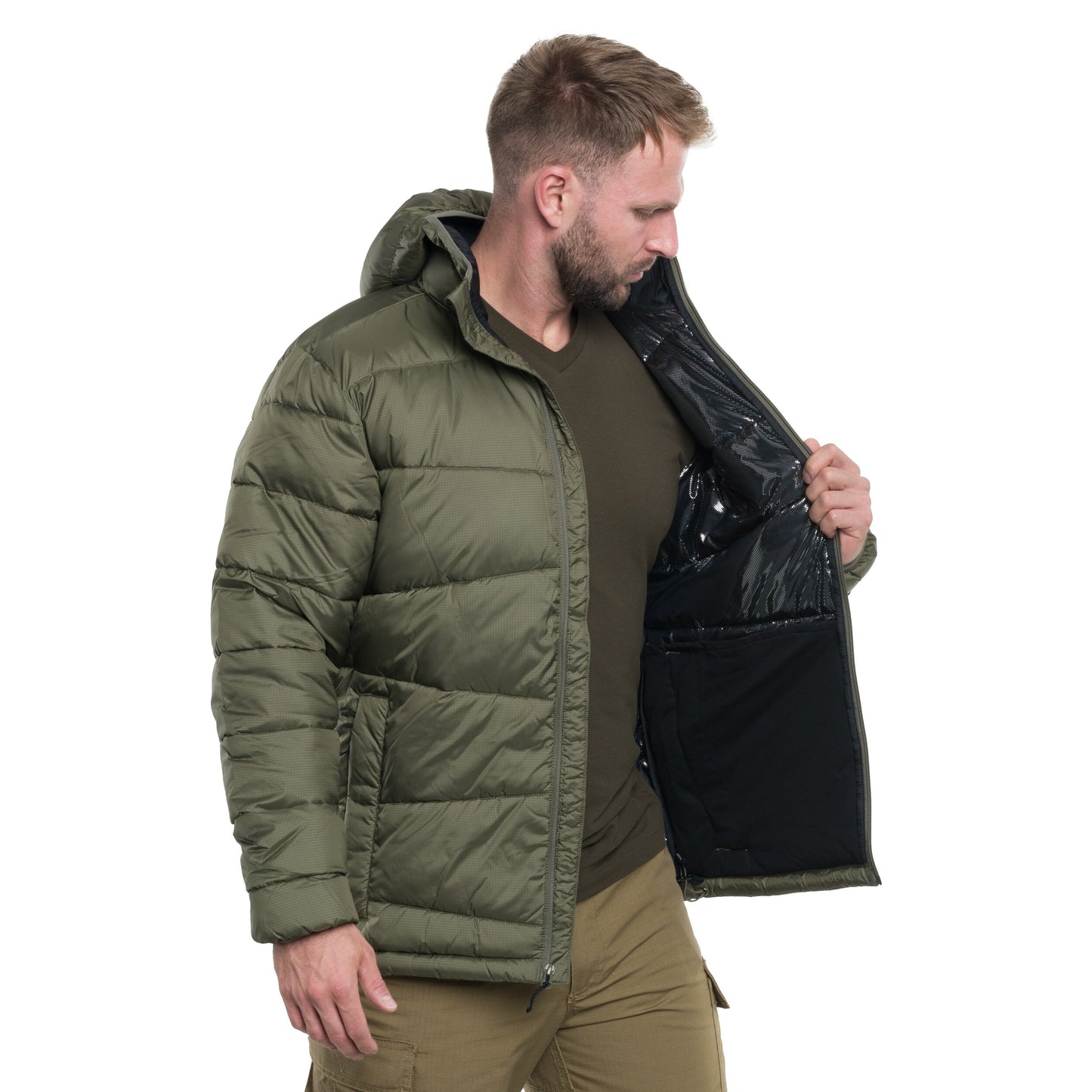 Kurtka Columbia Fivemile Butte II Hooded - Stone Green