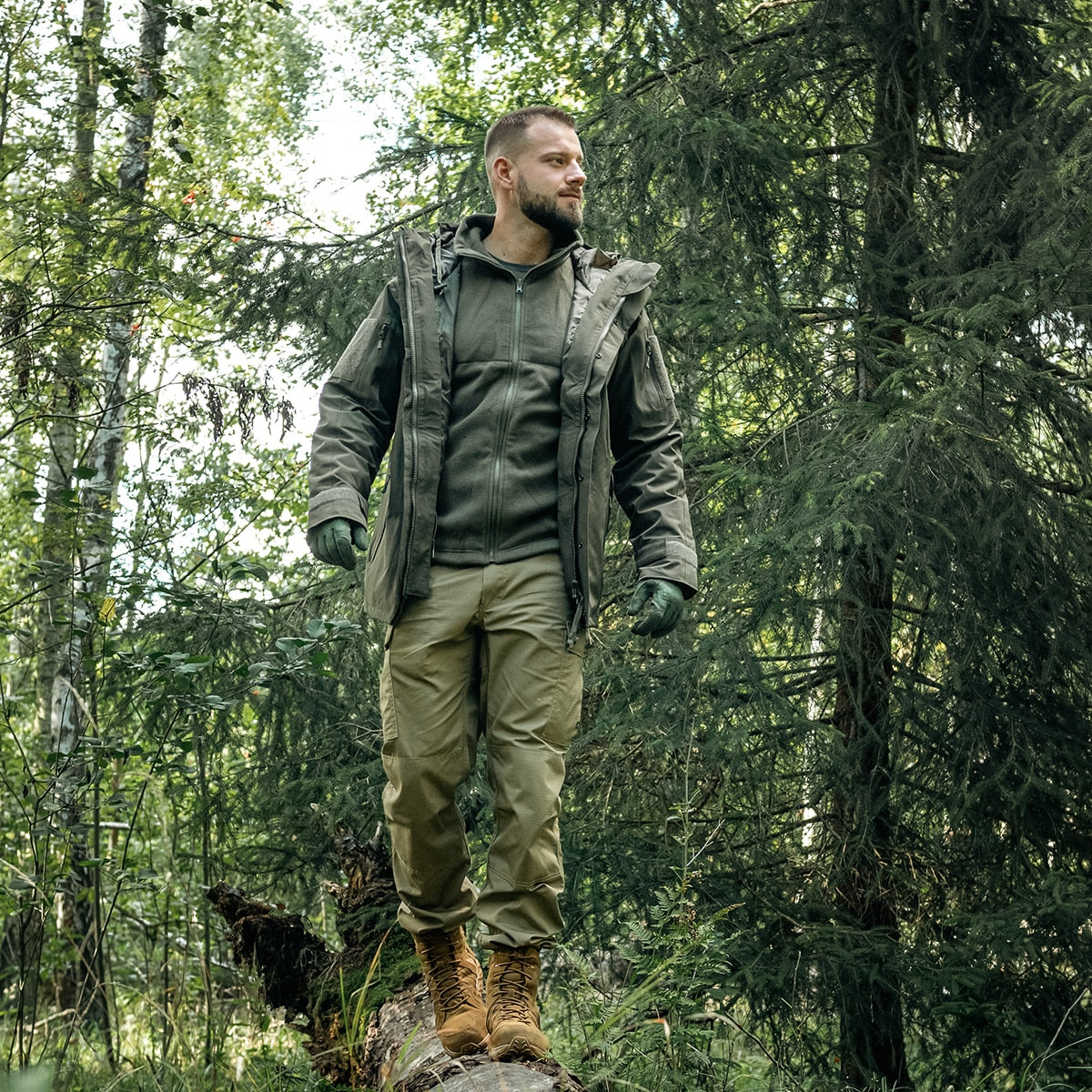 Kurtka Mil-Tec ECWCS Wet Weather Gen.II z podpinką - Ranger Green