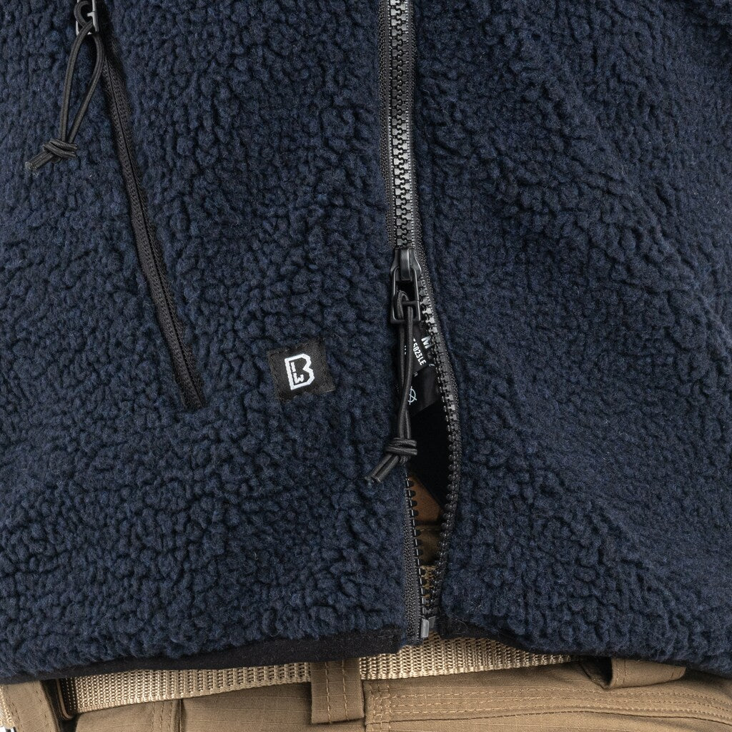 Polar Brandit Teddyfleece Worker Pullover - Navy