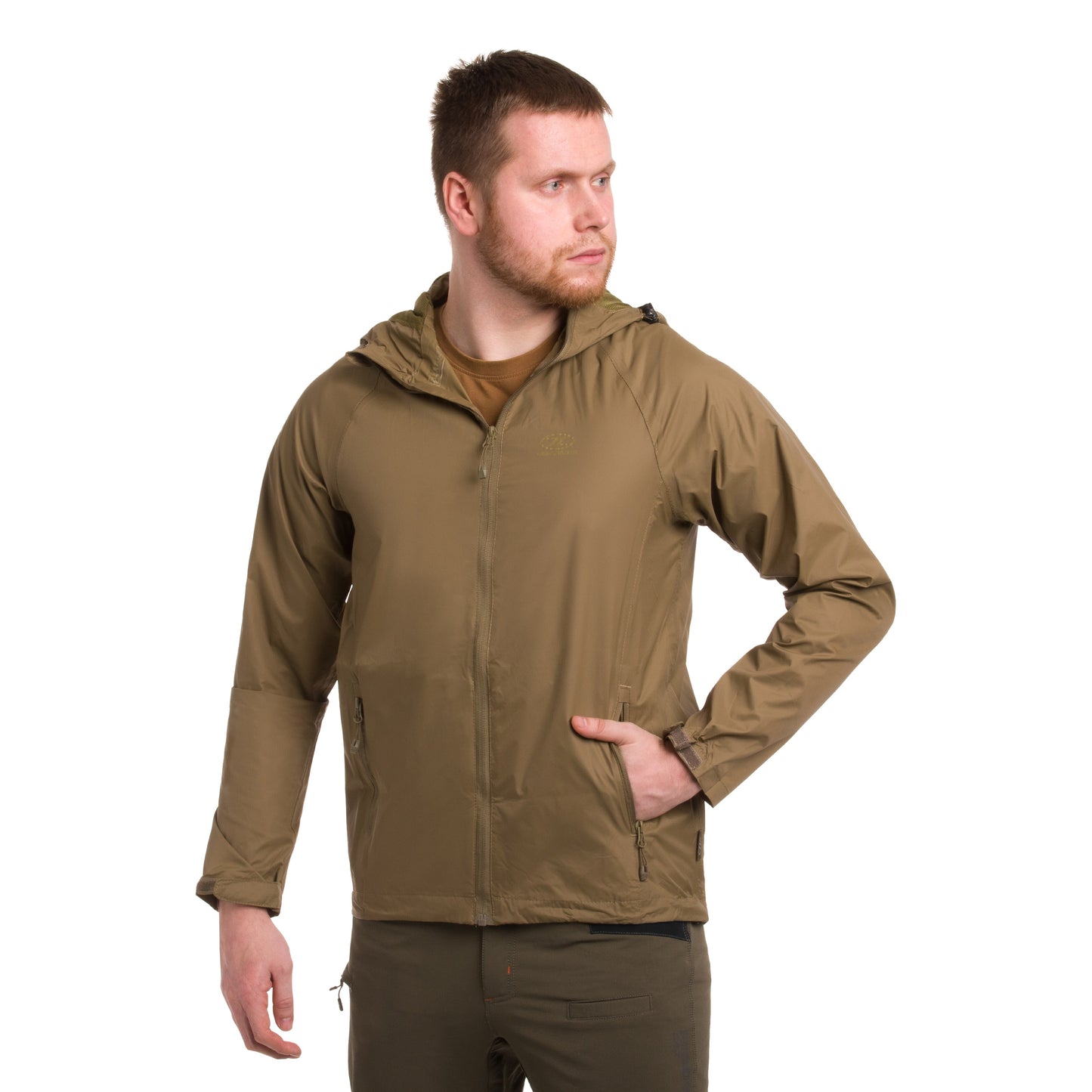 Kurtka Highlander Outdoor Stow & Go Pack Away - Ranger Green