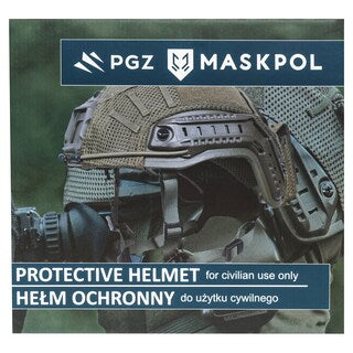 Lekki hełm kuloodporny Maskpol LHO-01 - Ranger Green