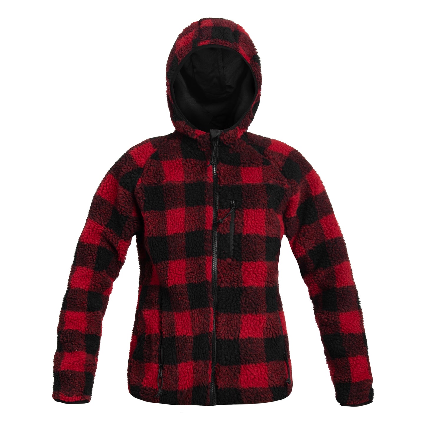 Kurtka damska Brandit Teddyfleece Jacket - Red/Black