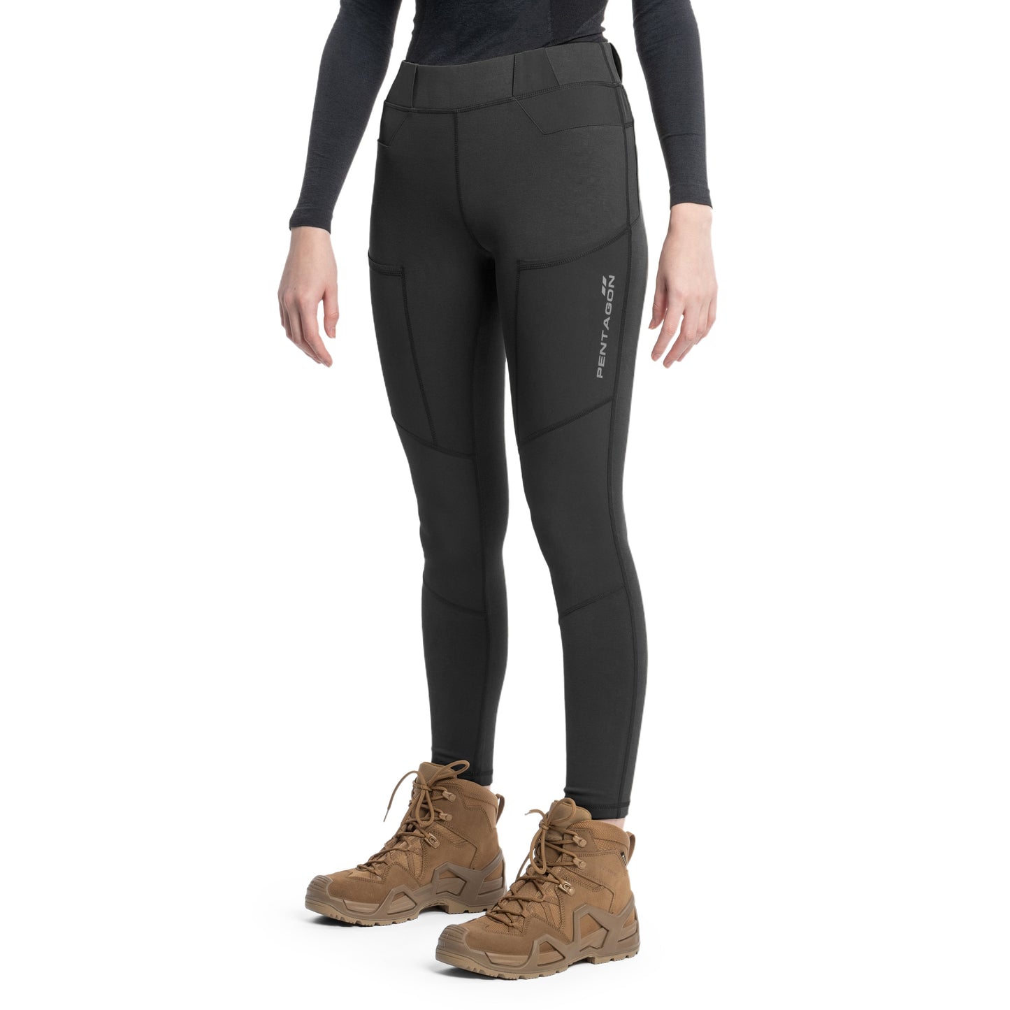 Legginsy damskie Pentagon Arete - Black