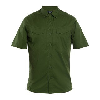 Koszula Helikon Defender Mk2 PolyCotton Ripstop Short Sleeve - Pine Green