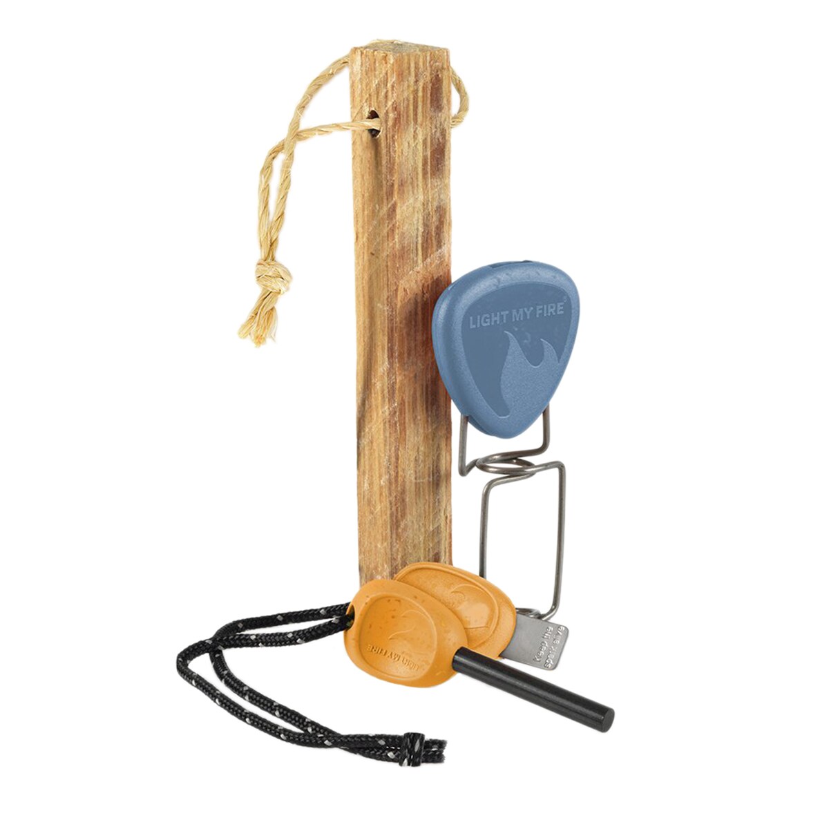 Zestaw do rozpalania ognia Light My Fire FireLighting Kit Bio - Hazyblue/Rustyorange