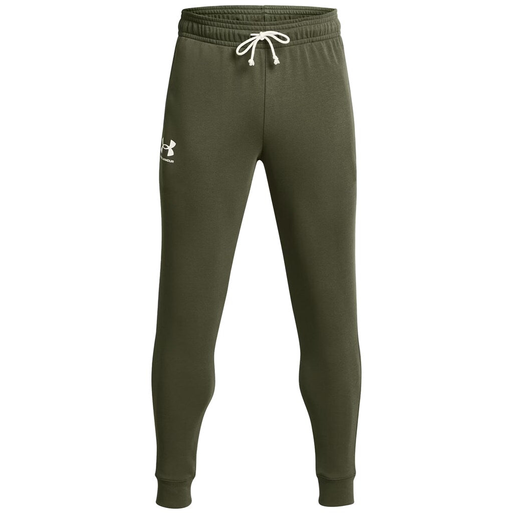 Spodnie Under Armour Rival Terry Jogger - OD Green/Onyx White