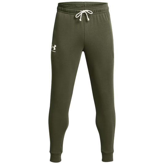 Spodnie Under Armour Rival Terry Jogger - OD Green/Onyx White