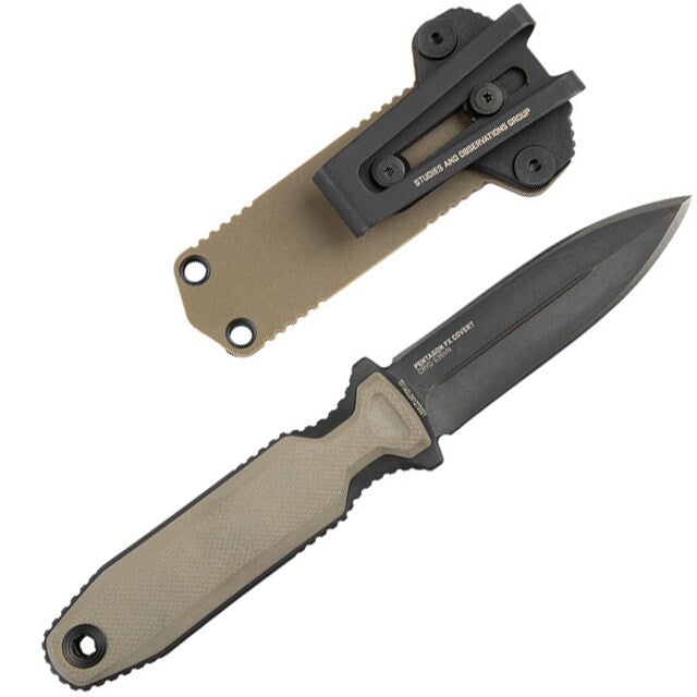 Nóż SOG Pentagon FX Covert - Flat Dark Earth