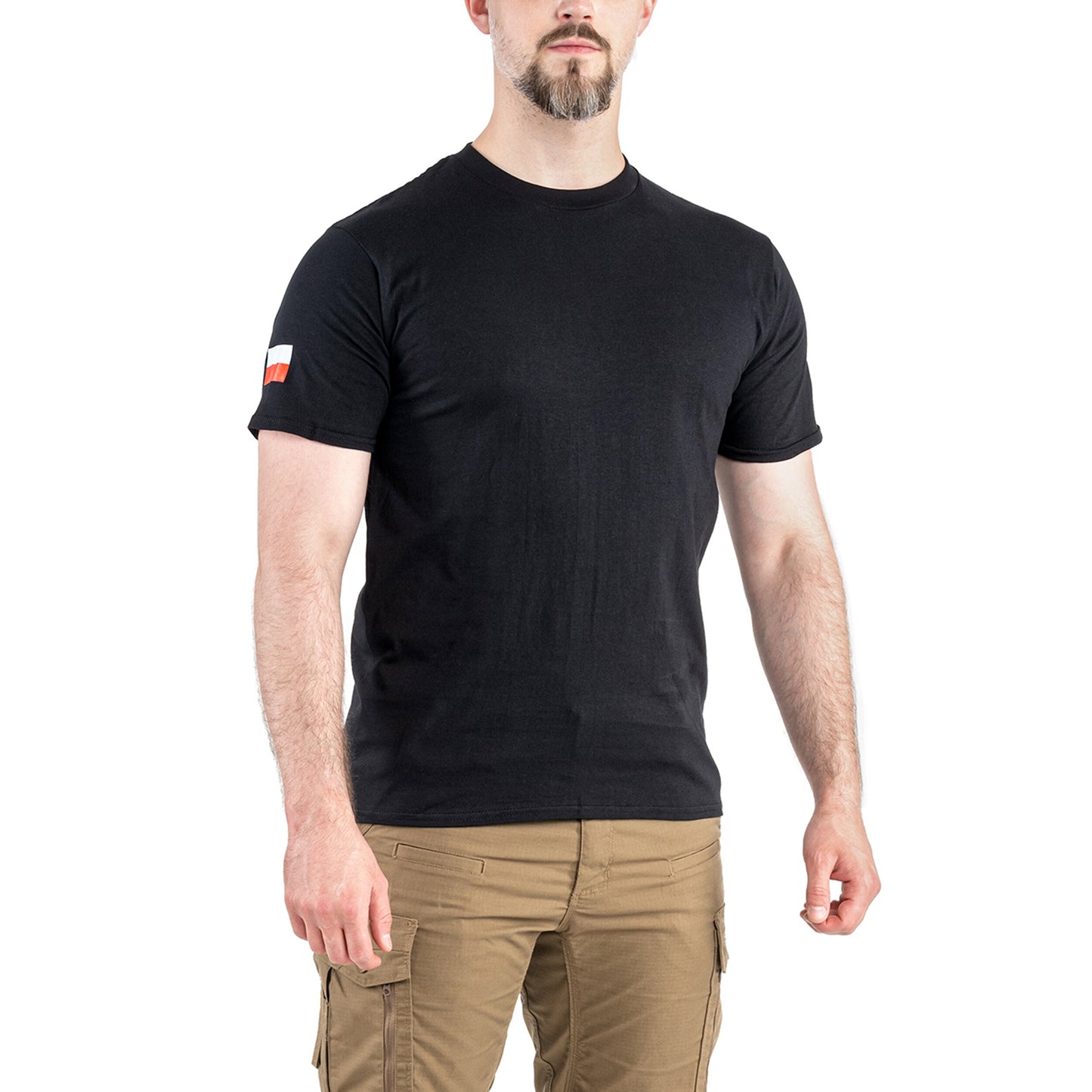 Koszulka T-Shirt TigerWood Flagi - Czarna