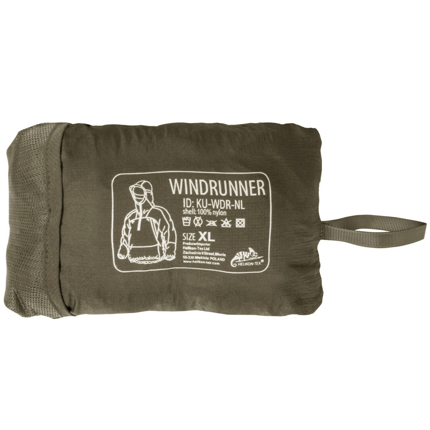 Kurtka Helikon Windrunner Windshirt WindPack - Taiga Green
