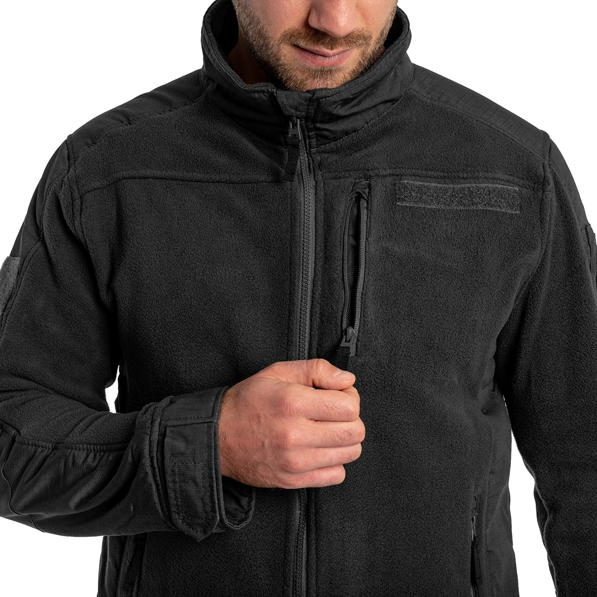 Polar Brandit Fleecejacket Ripstop - Black