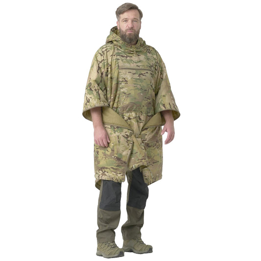 Ponczo Helikon Swagman Roll Climashield Apex z funkcją śpiwora - MultiCam