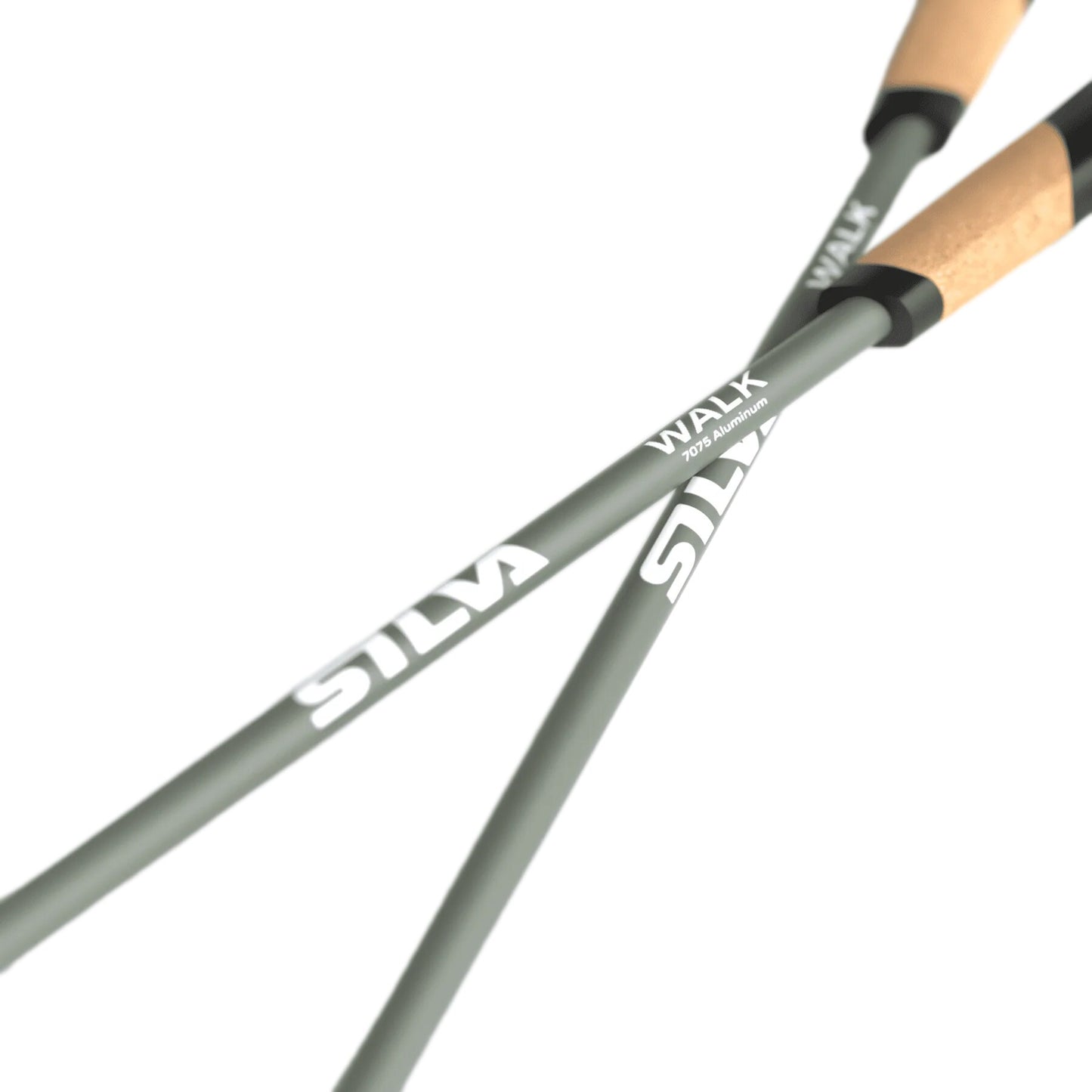 Kije do nordic walking Silva Walking Poles Aluminum Cork - Green